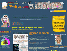 Tablet Screenshot of cornedrue.com